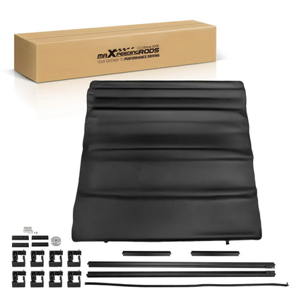 8FT Tonneau Cover Soft Roll-Up for GMC Sierra and Chevrolet Silverado 1988-2007