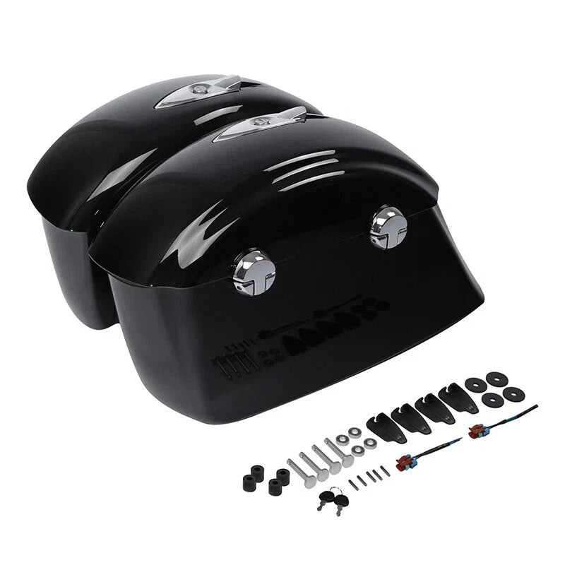 Hard Saddle Bag & Electronic Latch for Indian Chieftain 2014-2024