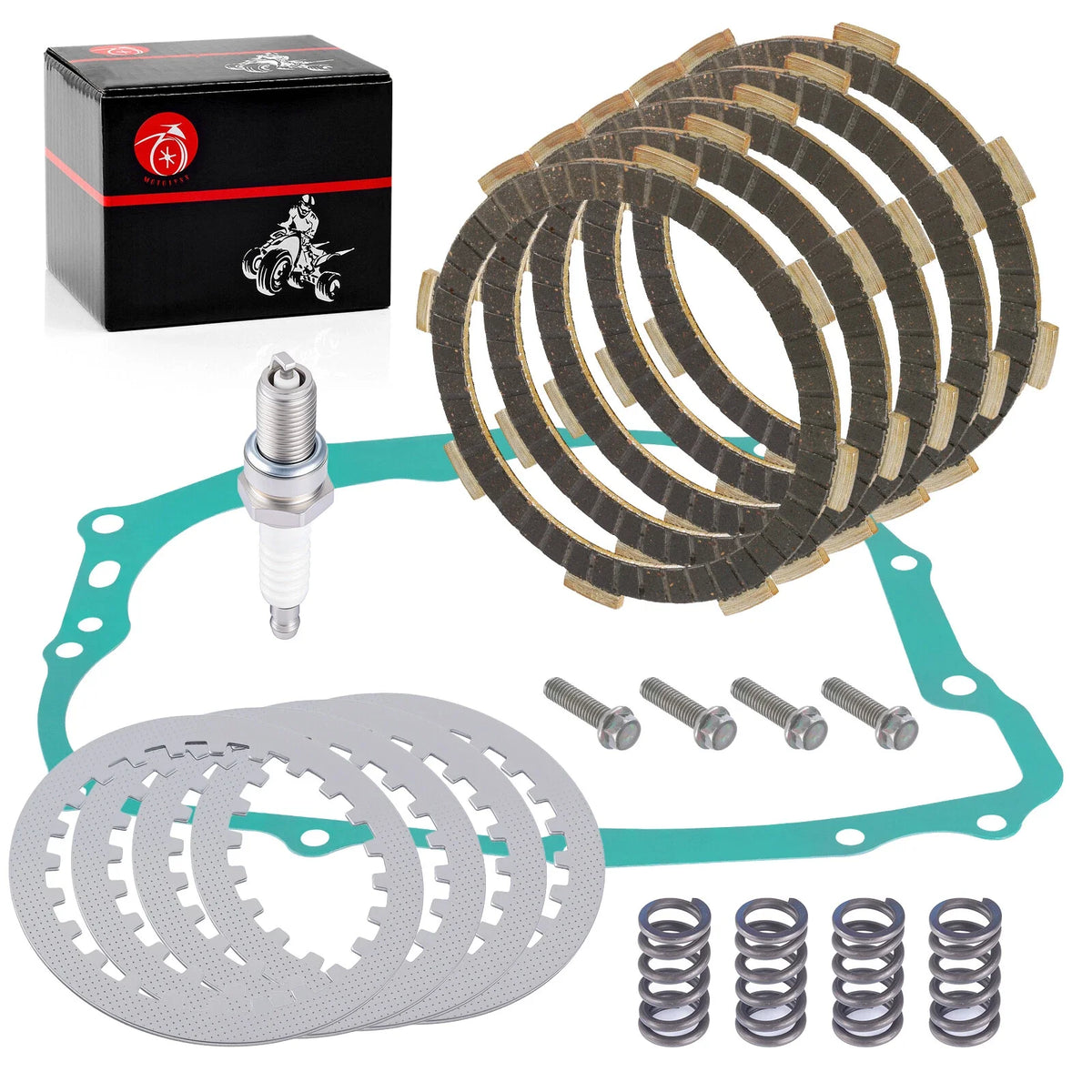 Heavy Duty Clutch Kit with Gasket for Honda XL185S (1981–1983) / XL200R (1983–1984)