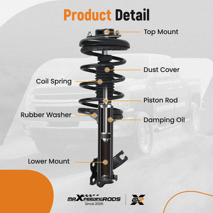 Front Strut Coil Spring Assembly for Nissan Maxima (1995–1999)