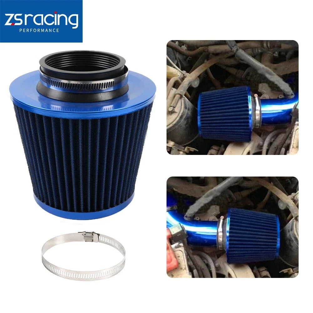 3" Cold Air Intake Cone Replacement Dry Air Filter for Various Models