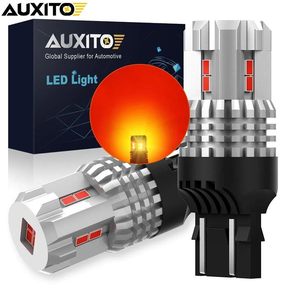 2X 580 Dual 7443 LED Sidelight Bulbs T20 W21/5W 12SMD Replacement