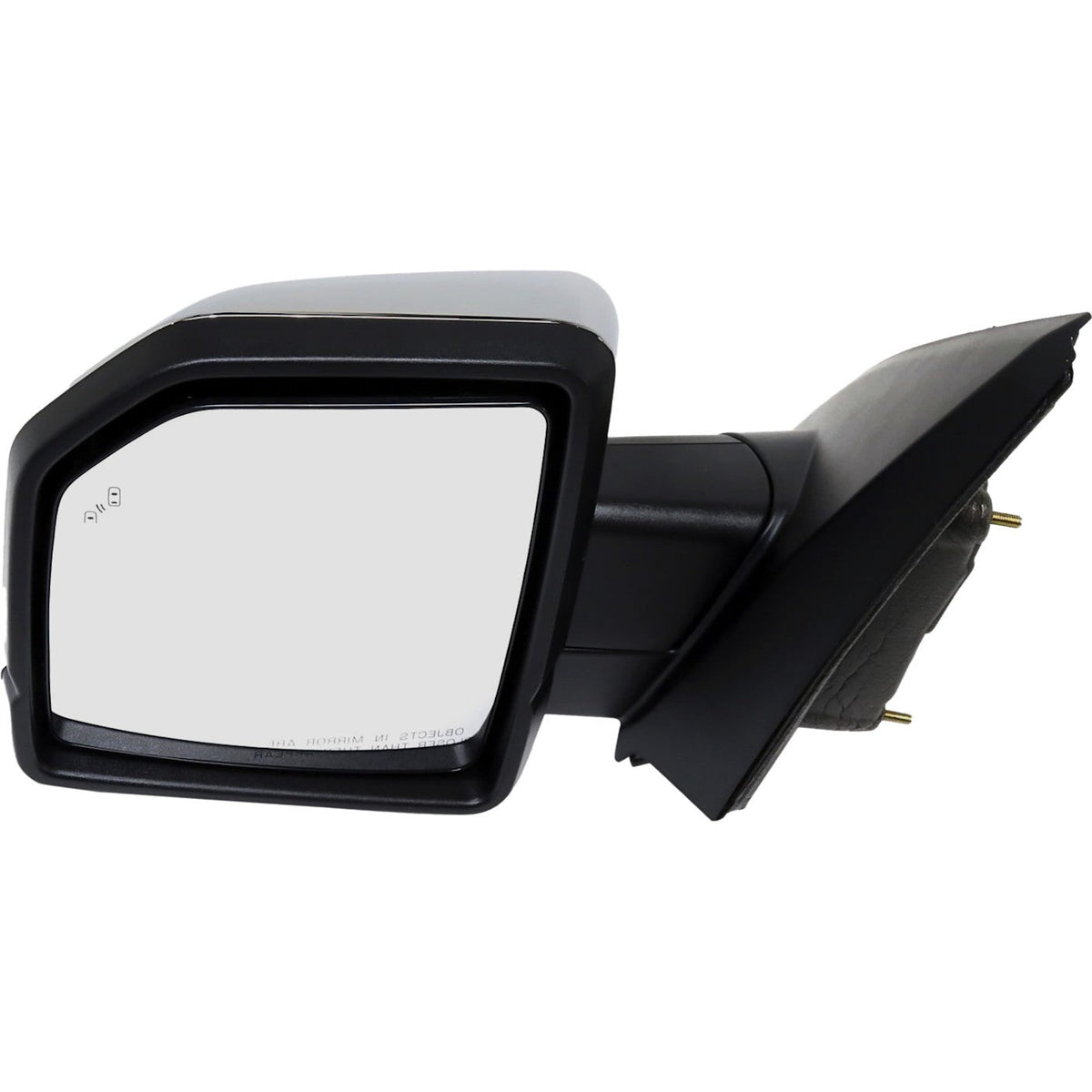 Power Mirror LH Driver Side for Ford F-150 (2015-2018) Heated Chrome