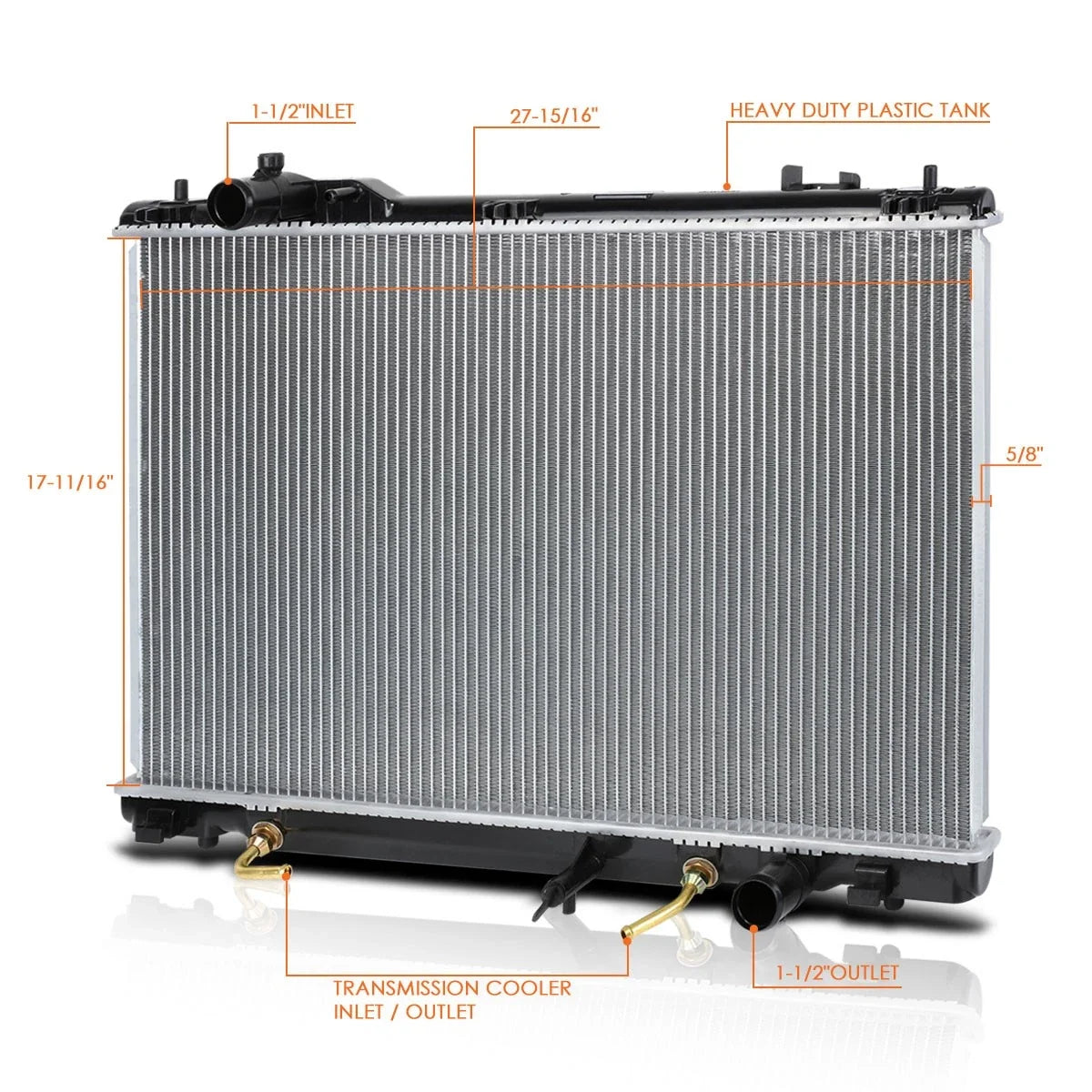 Aluminum Core Radiator for Lexus LS460 XF40 (2007–2017) DPI-13037