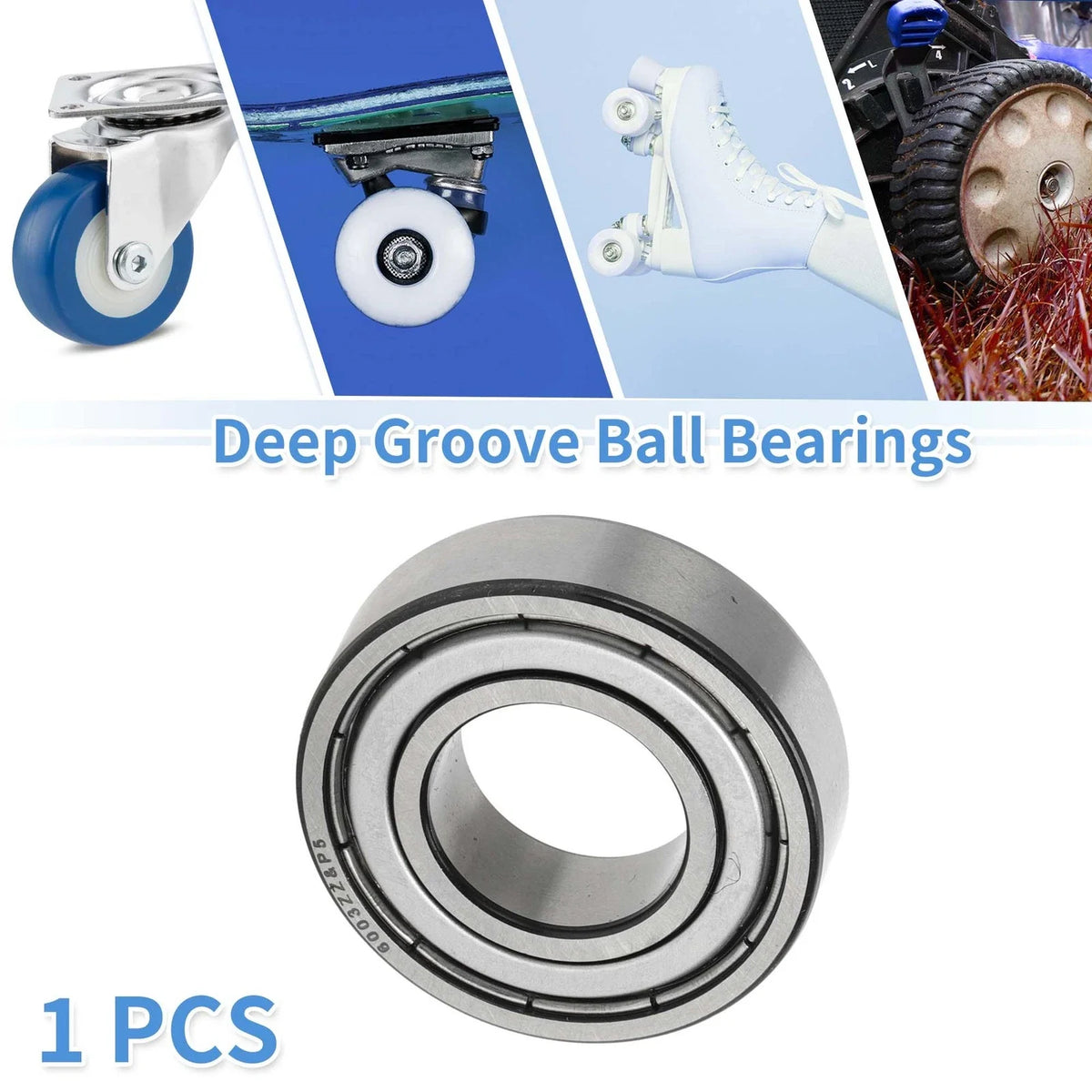 1 Pcs 6003ZZ Deep Groove Ball Bearing for Various Models (17x35x10mm)
