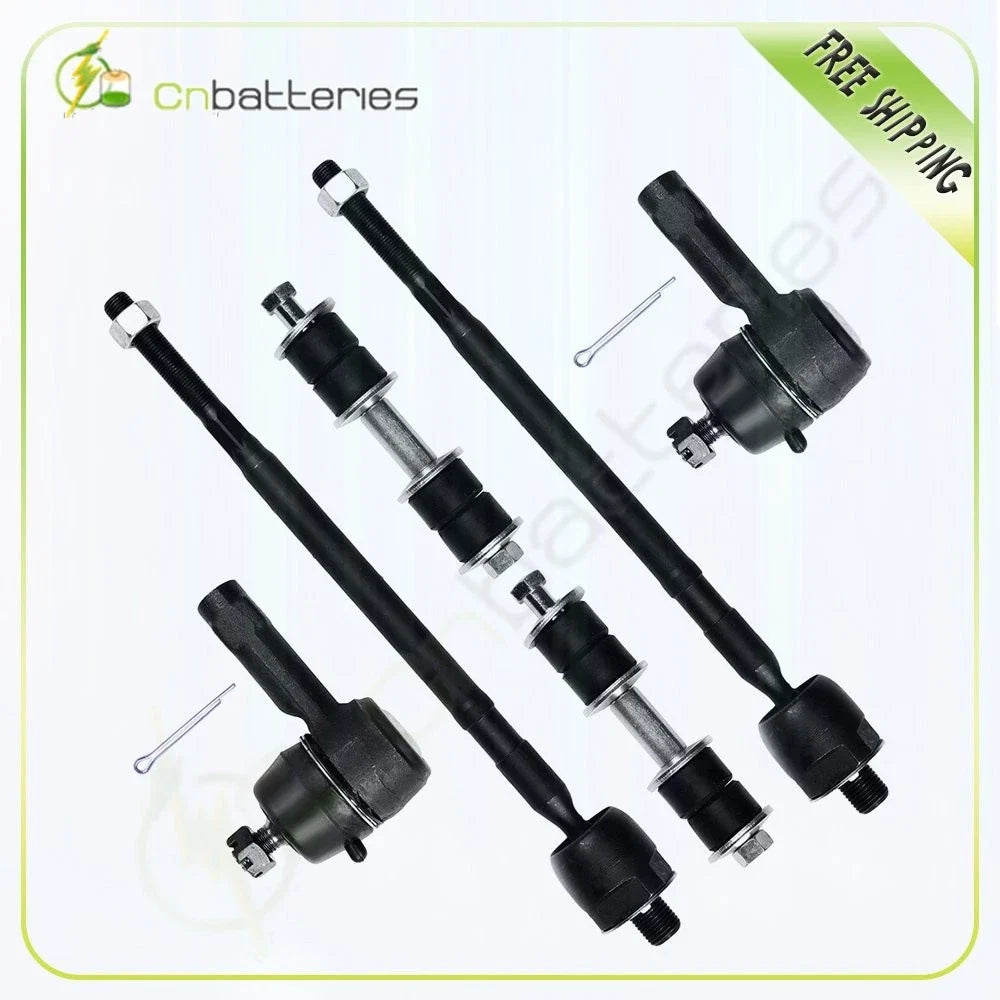 6x Sway Bar Outer & Inner Tie Rod Kit for Mitsubishi Lancer 02-07