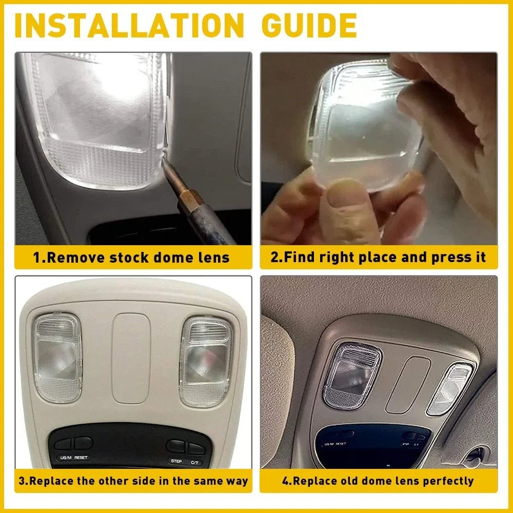 Overhead Console Dome Light Cover for Ram 1500 2500 3500 (2002-2008)