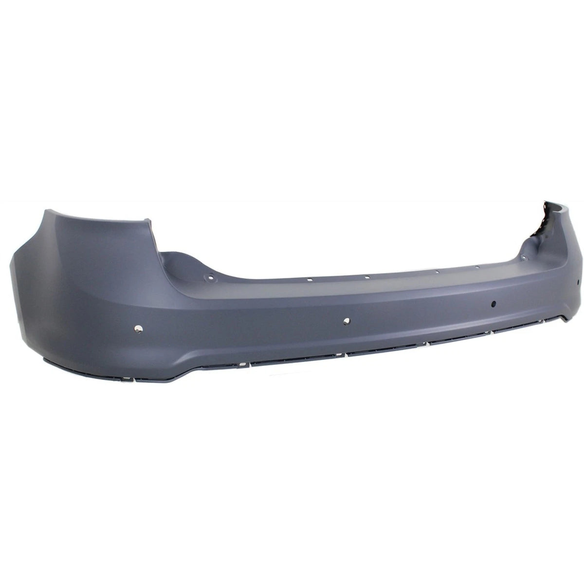 Rear Upper Bumper Cover for Ford Edge (2011–2014) w/ Obj Sensor Holes Primed