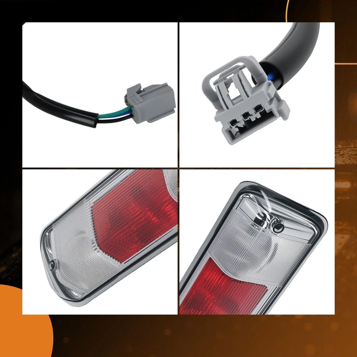 3rd Brake Light Cargo Lamp Rear Red LED for Ford F150 2004-2008