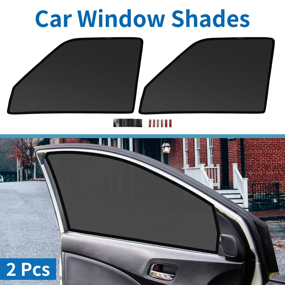 Car Window Cover for Toyota Voxy Noah 90 Series (2001–2007) Net Black