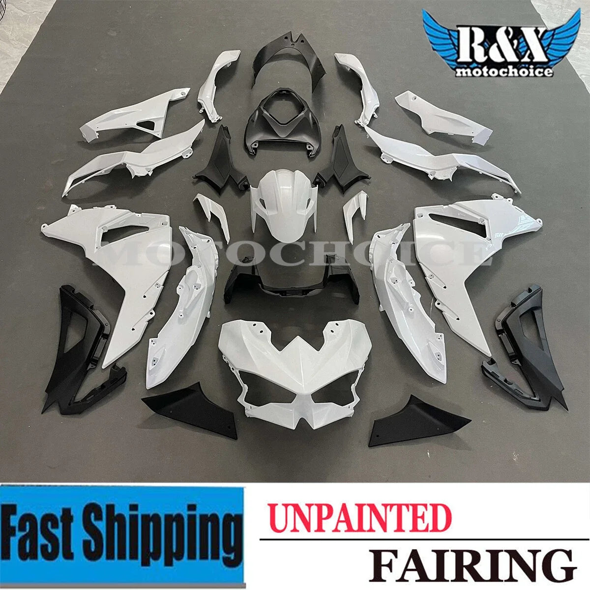 Unpainted Injection Fairing Kit for Kawasaki Ninja 500 (2024–2025)