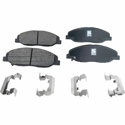 Set of 4 Ceramic Brake Pads for Cadillac CTS (2008–2014)