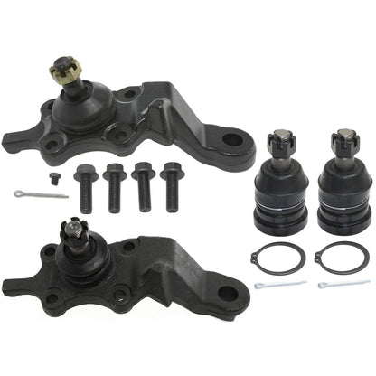 Ball Joint Set of 4 for Toyota Tacoma (1995–2004) Front Upper and Lower