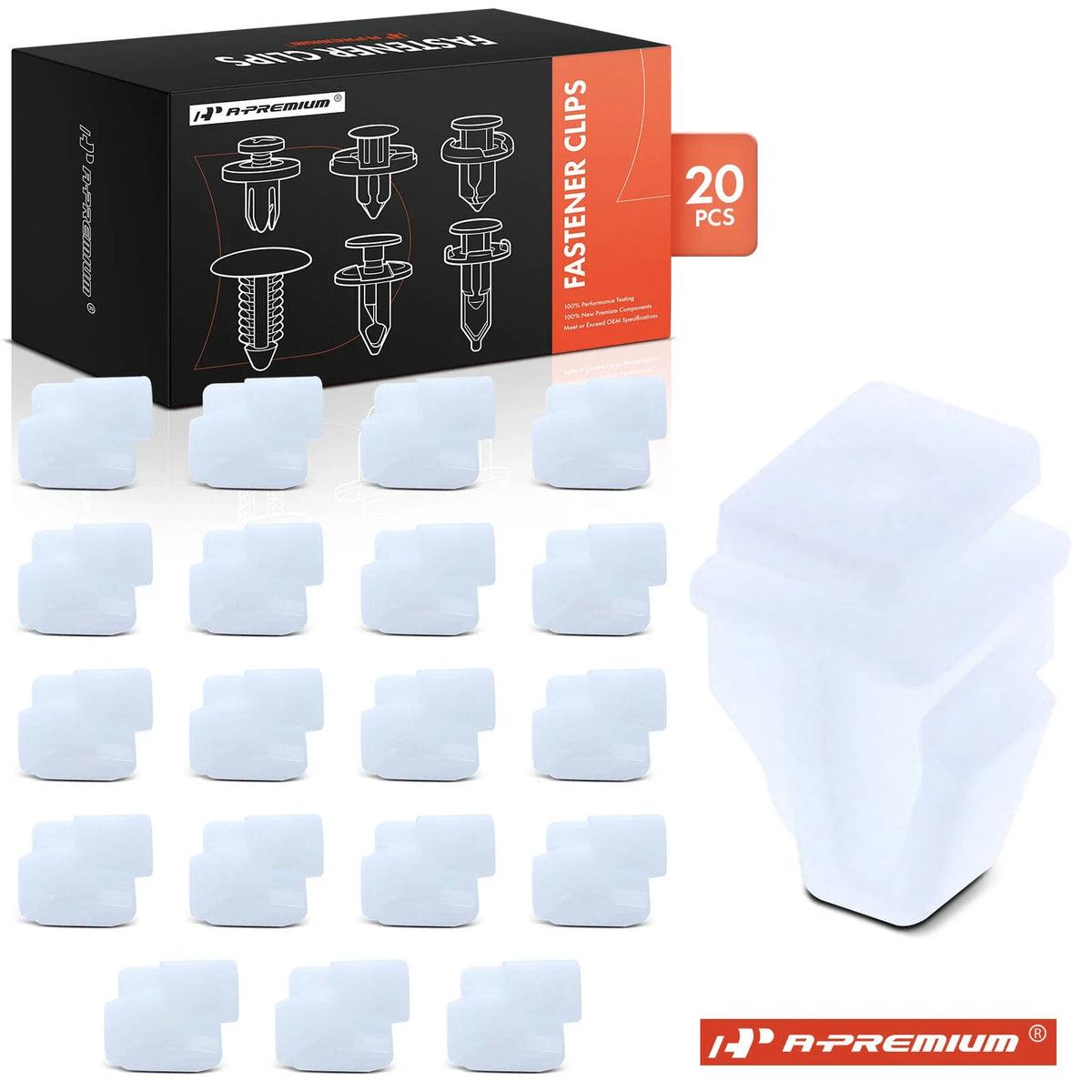 20x Nylon Body Side Moulding Clips for Honda Pilot (2009–2015)