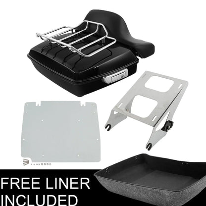 Trunk Mount Rack Pad Base Plate for Harley Touring Models 2014-2026