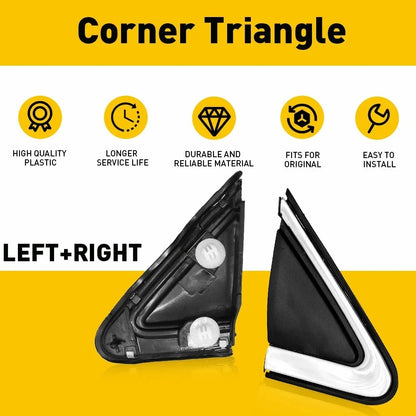 Pair of Side Mirror Trim Covers for 2013-2019 Nissan Sentra
