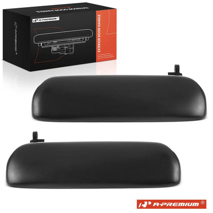 2X Front Black Exterior Door Handle for Ford Mustang (1994–1998)