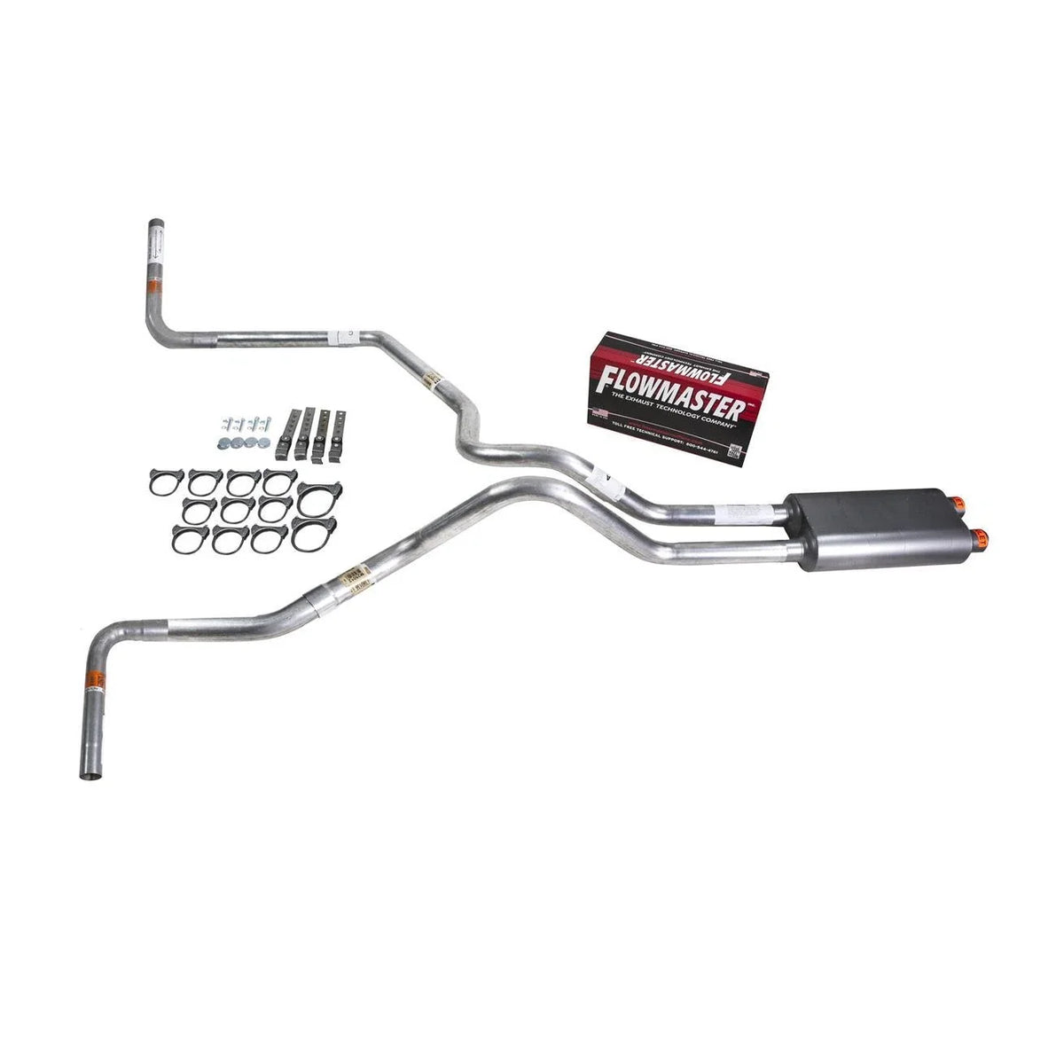 Dual Exhaust Pipe for Titan 04-05 (2.5" Mandrel Bend, Side Exit)
