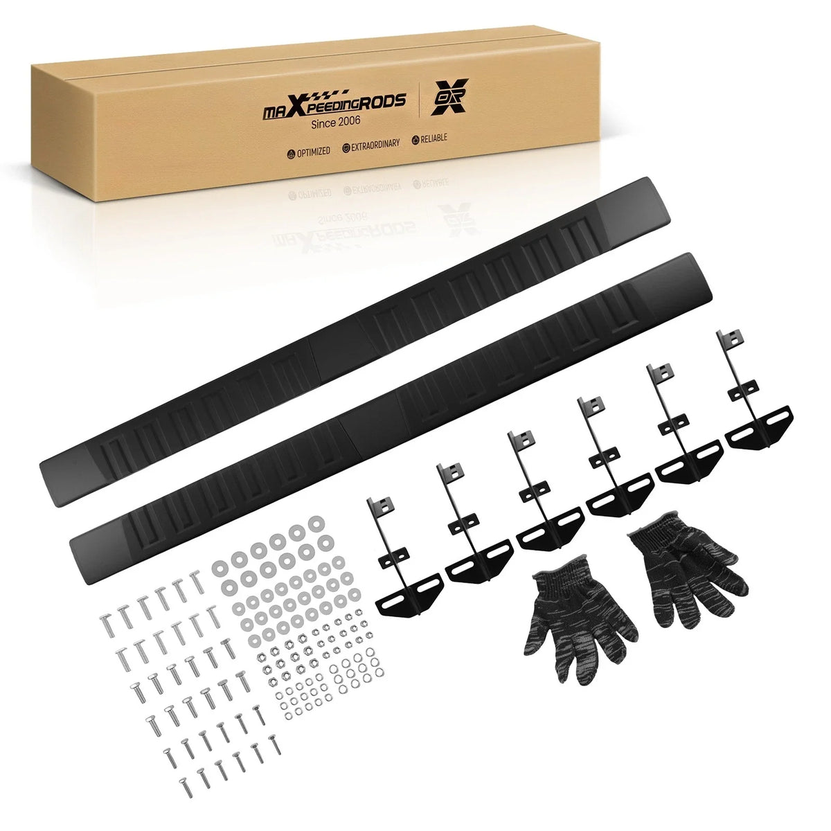 Non-Slip Running Board for Dodge Ram 1500 Crew Cab (2009–2018) 6 Inch Wide