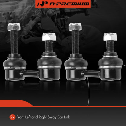 Front Side Sway Bar Link Set (2 Pieces) for Kia Sedona 2002-2005