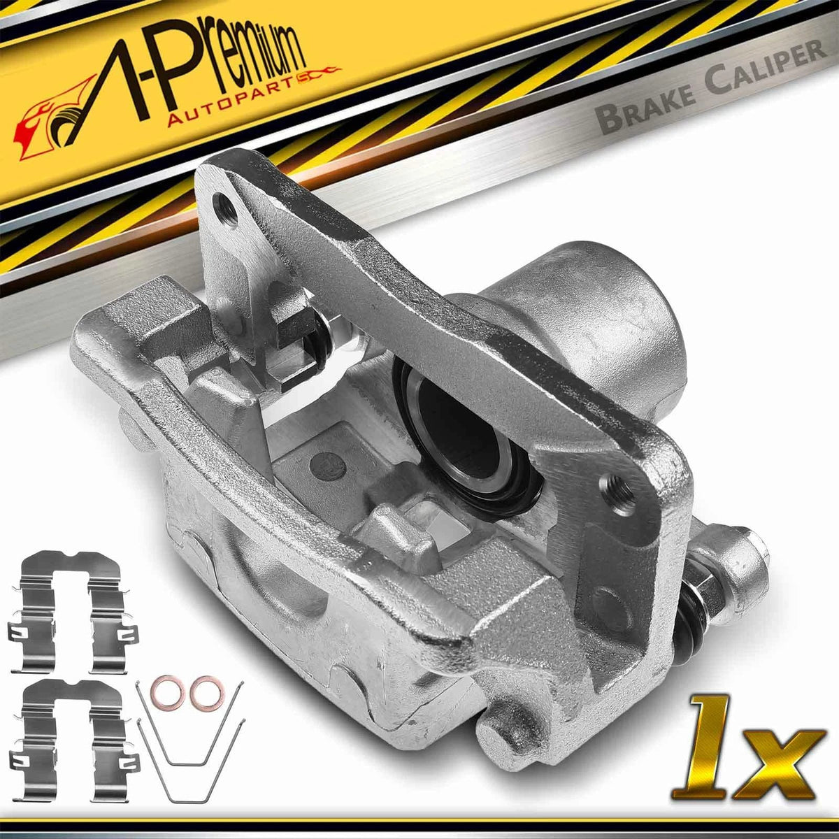 Rear Driver Side Brake Caliper with Bracket for Kia Sedona (2015–2021)