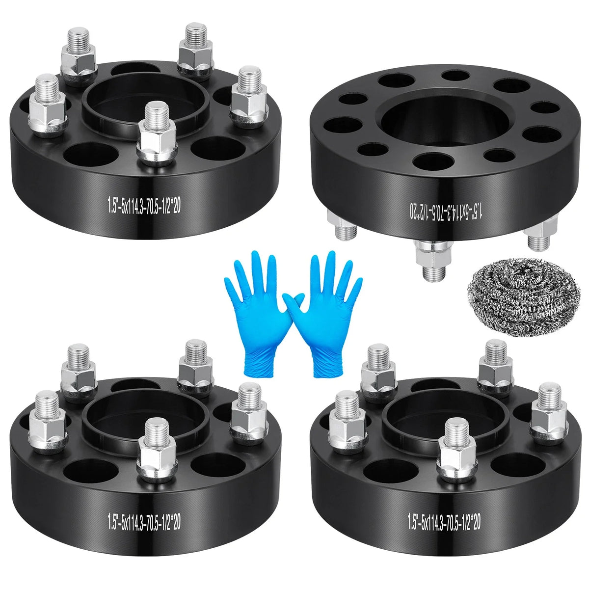 2/4PCS 5x4.5 Hubcentric Wheel Spacers for Ford (2014–2024)