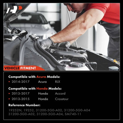 Starter for Honda Accord 2013-2017, Acura RLX 3.5L, Crosstour 2013-2015