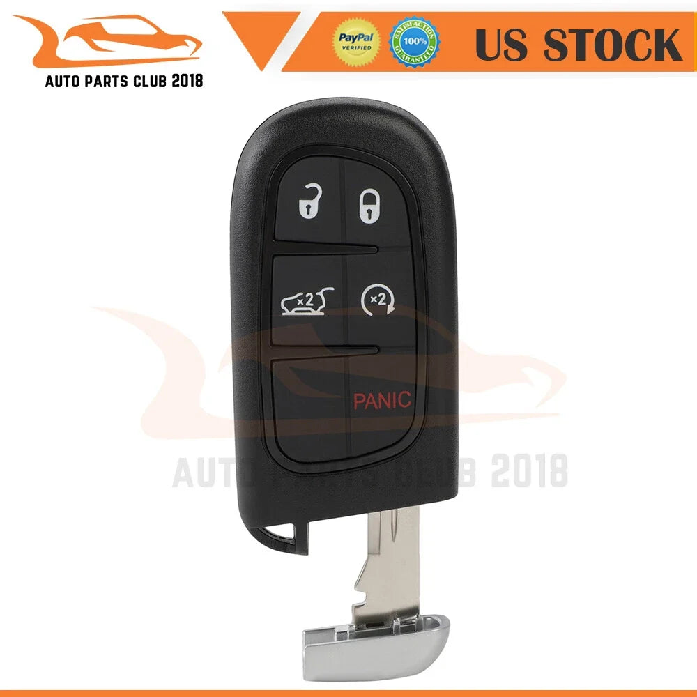 Key Entry Remote Fob for Jeep Cherokee (2014–2019) 5 Buttons