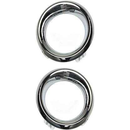Fog Light Trim Set for Mazda 3 (2014–2016) Left & Right Chrome 2Pc