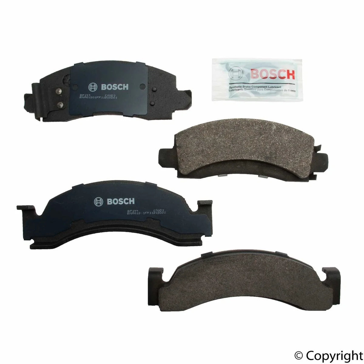 Bosch Rear QuietCast Brake Pads w/ Hardware for