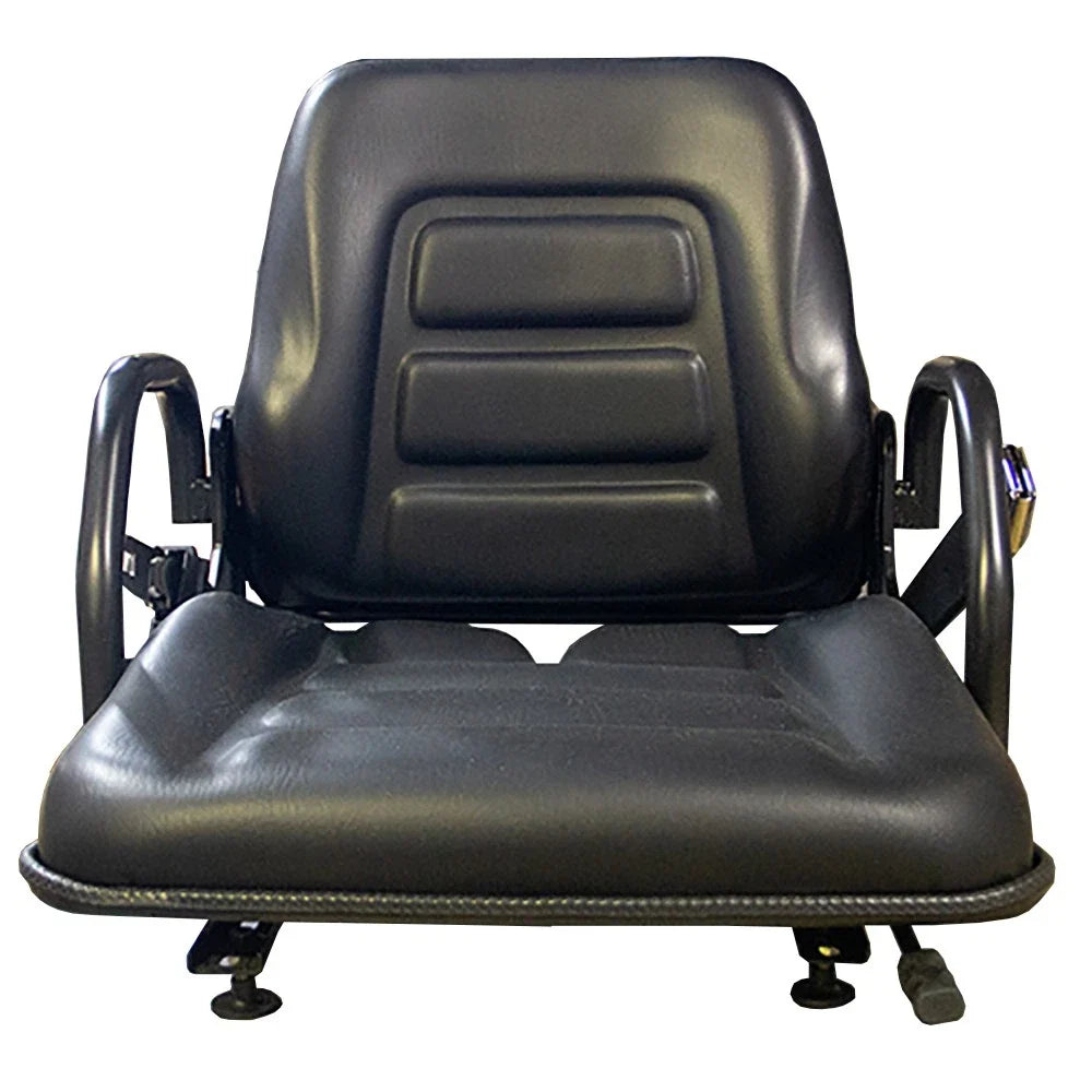 Black Vinyl Seat for ZTR Forklift (Utility Seating)