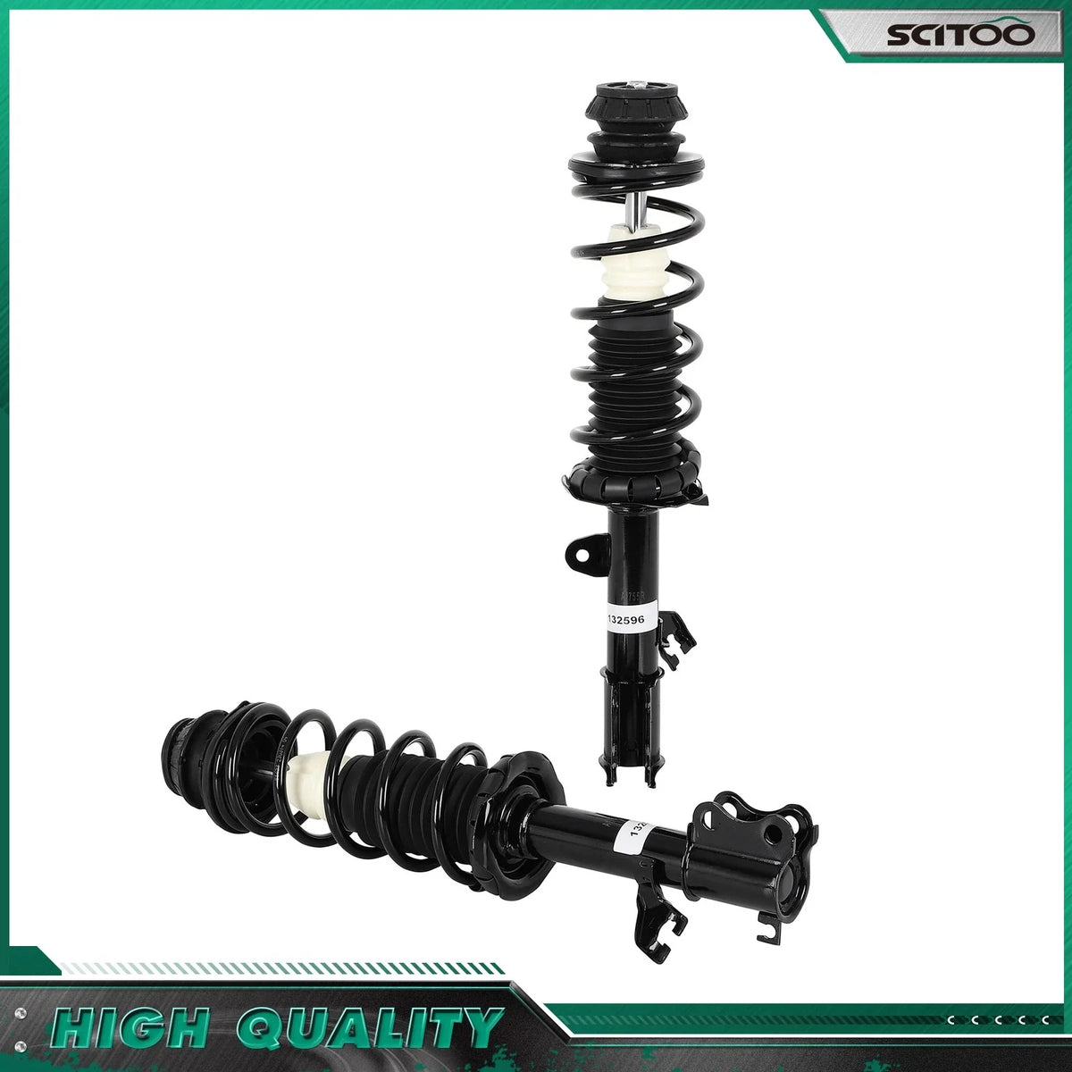 Complete Front Struts and Springs Assembly for Nissan Versa Note 2012-2019
