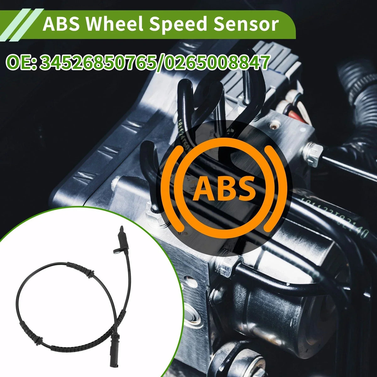 ABS Wheel Speed Sensor for Countryman Mini Cooper