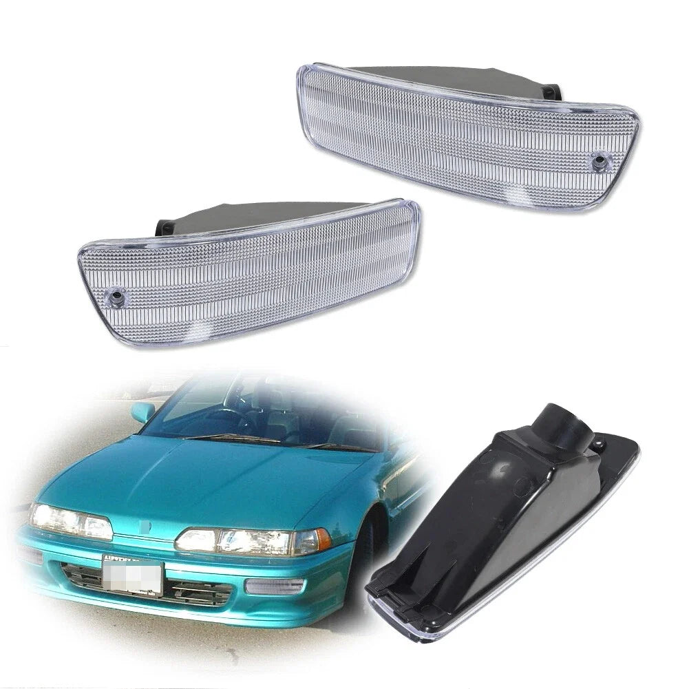 Clear Lens Bumper Lights for Acura Integra (1992–1993)