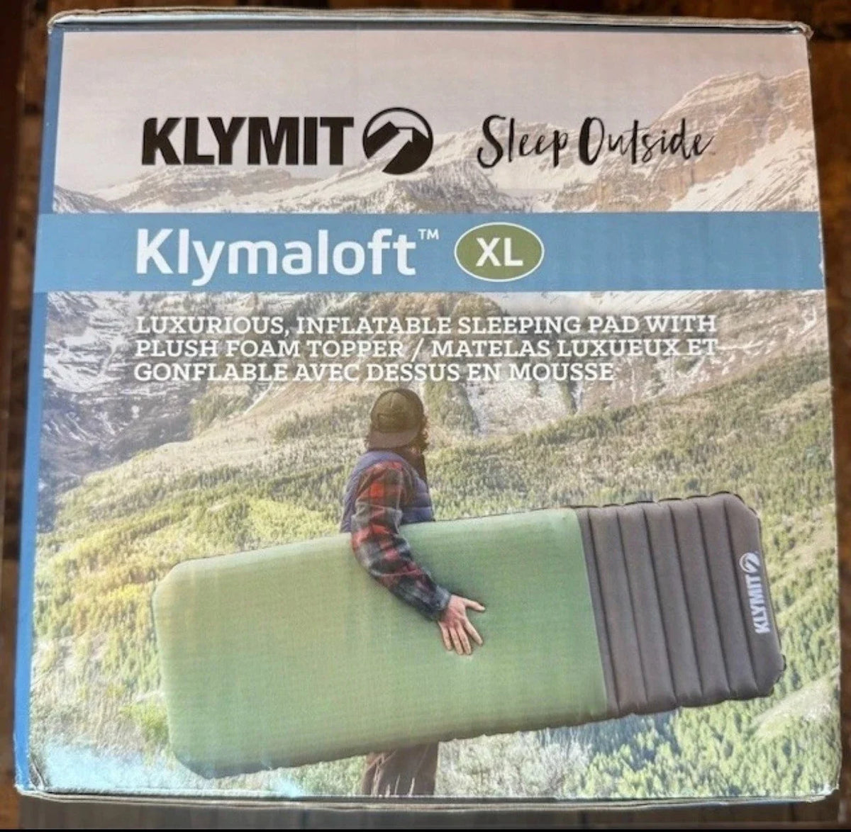 Camping Air Bed - Klymit Klymaloft Inflatable with Memory Foam