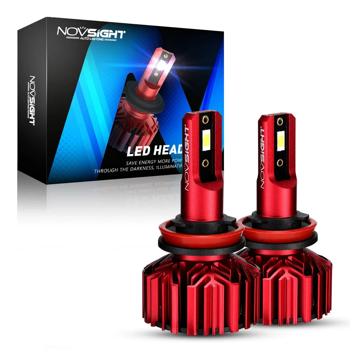 Hi/Low Beam LED Headlight Bulbs Combo Kit 9005 H11