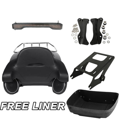 Rack Speakers for LED Tail Lights on Harley (2014-2026) Touring