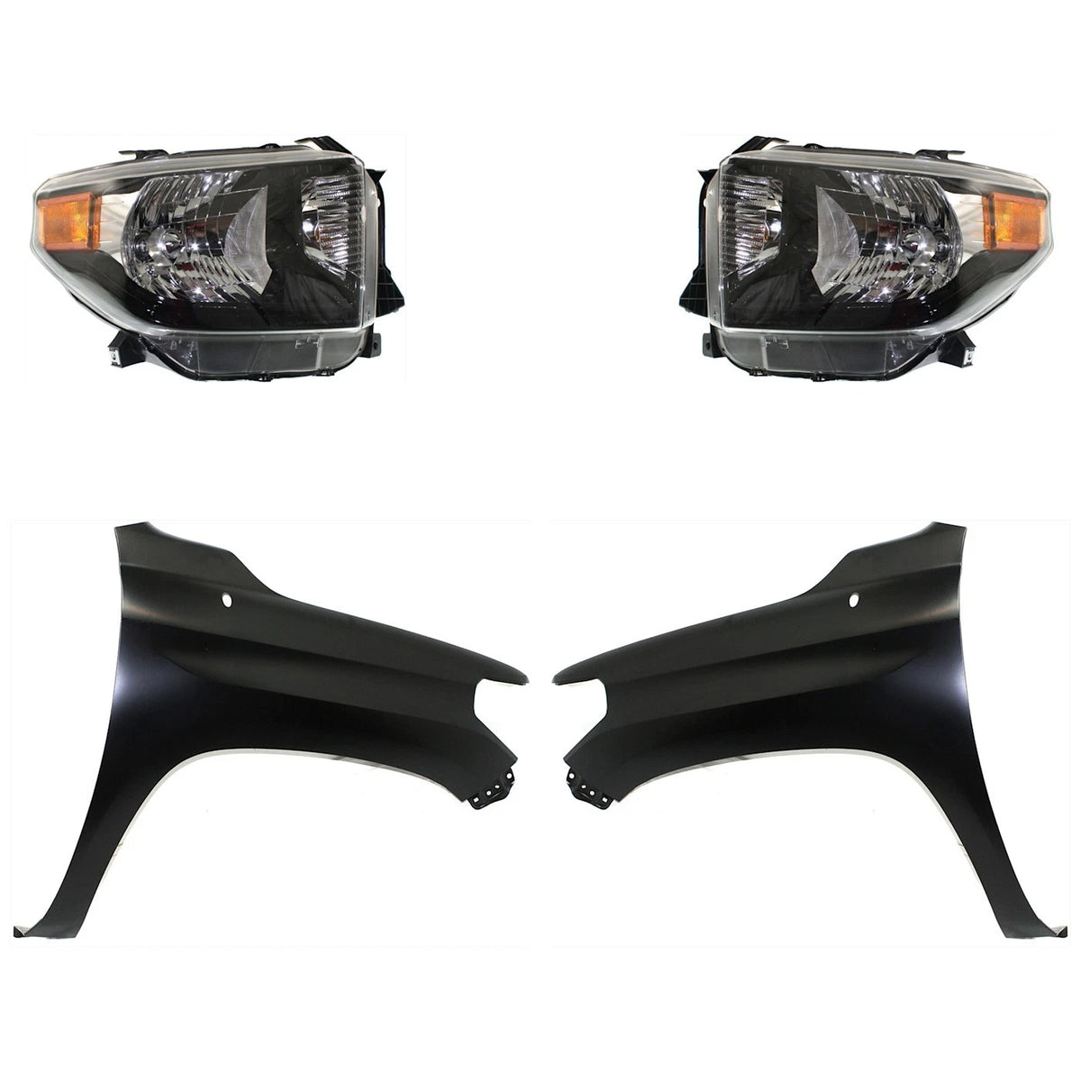 Headlight Kit for Toyota Tundra (2015–2017) - Driver & Passenger Side Halogen