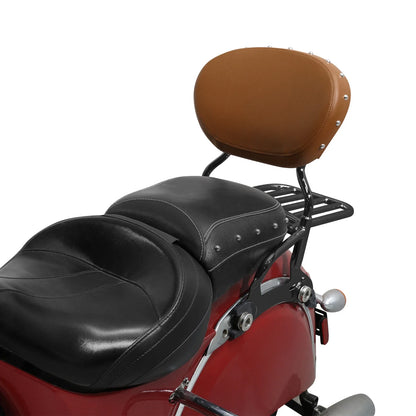 Sissy Bar Rack Mount Spools 12" Backrest for Indian Chieftain 2016-2022