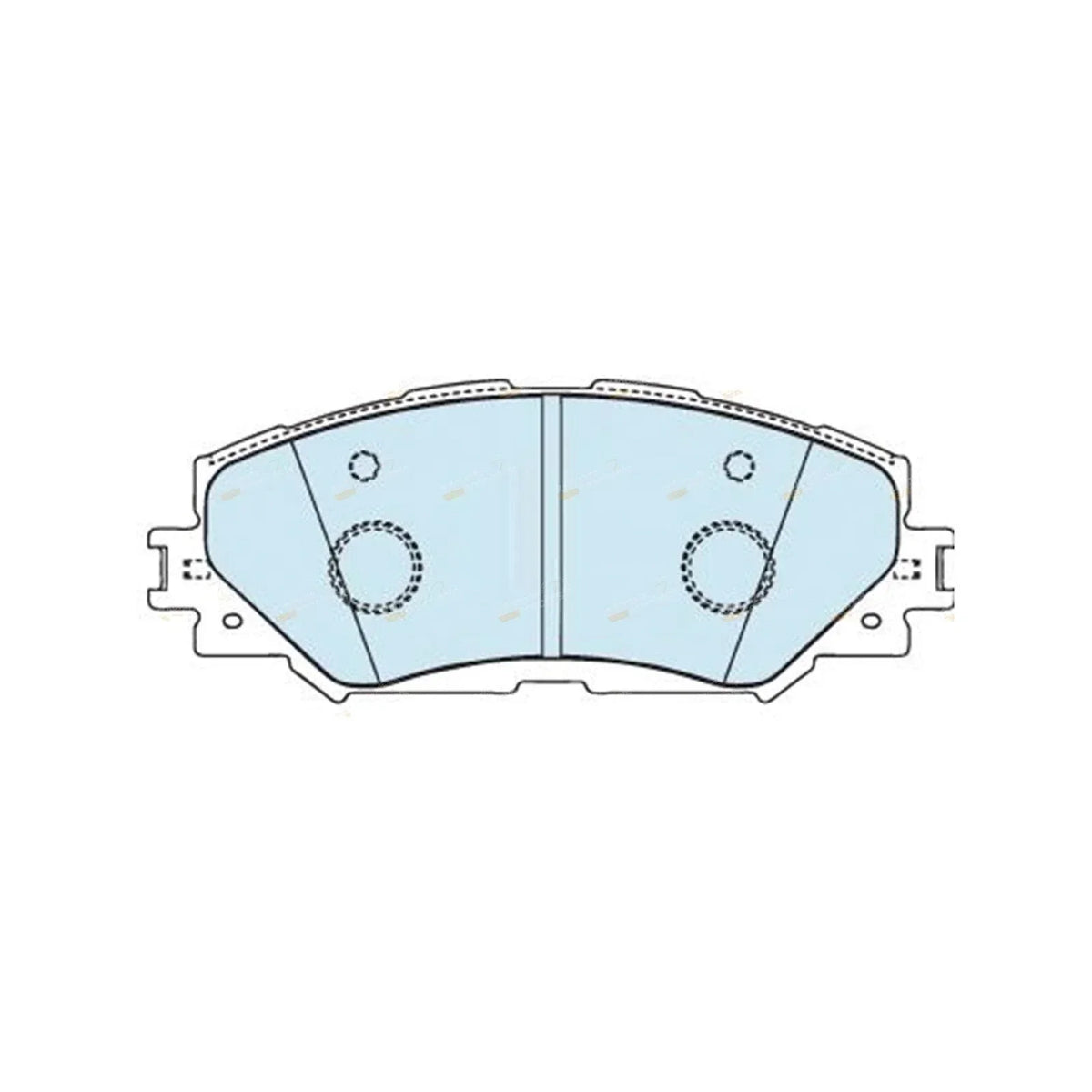 Front Disc Brake Pads for Toyota RAV4 (2005 to 2013)