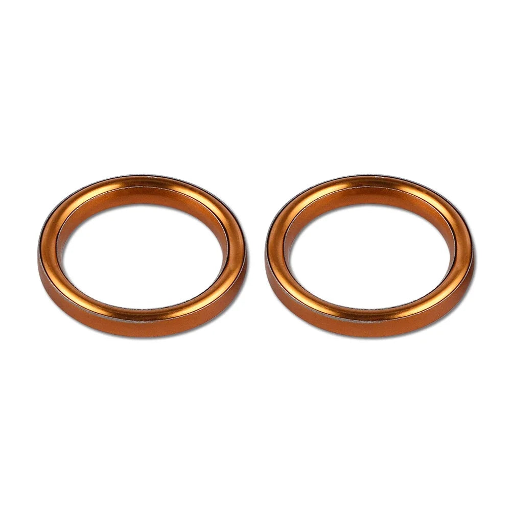 2X Muffler Gaskets for Honda VFR800 XR650L XR600R XL600R (1985–2015)