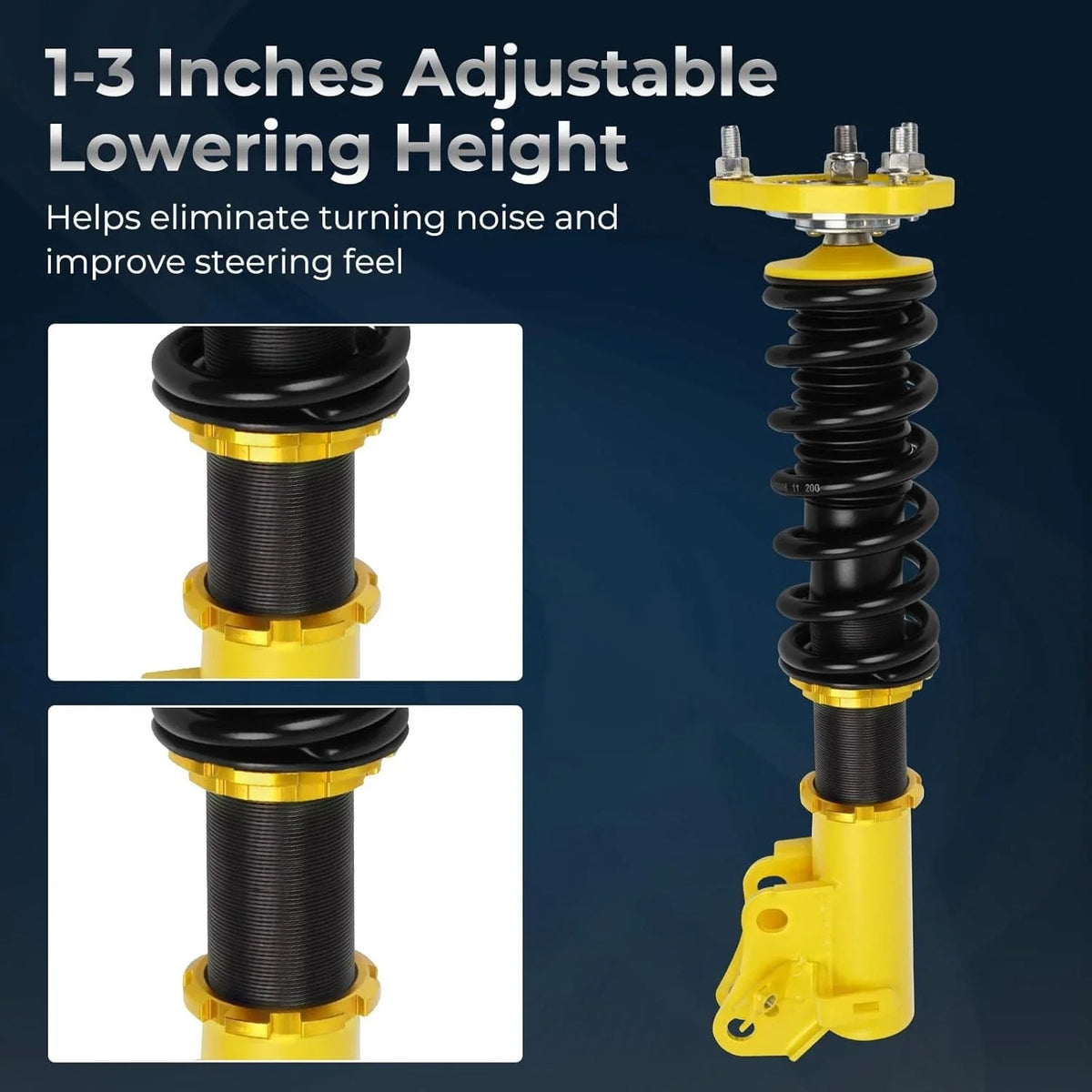 Adjustable Height Shocks Coilovers Suspension Kit for Honda Civic 2006–2011