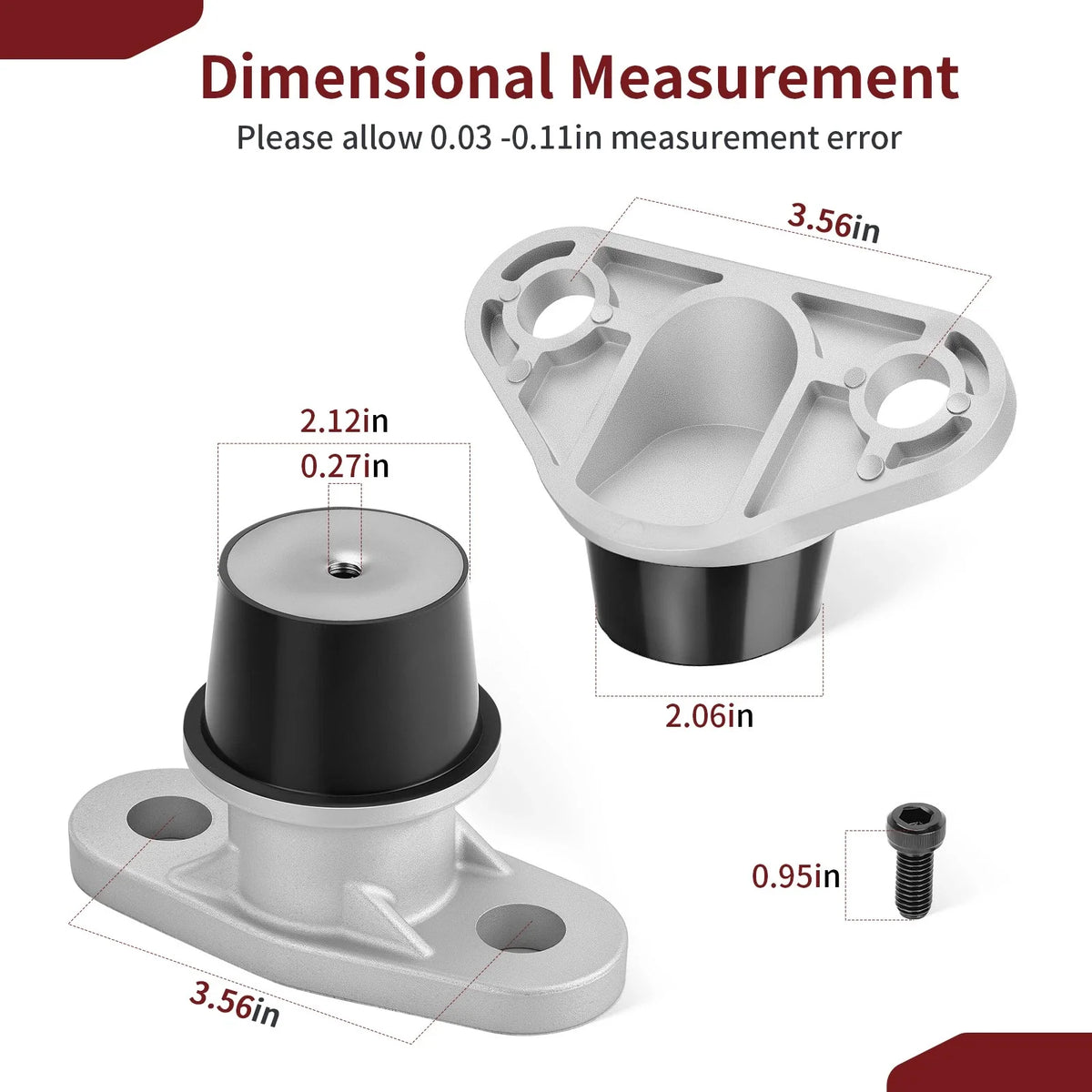 Heavy Duty Engine Motor Mounts for Sea Doo Wake 155 170 Pro 215 230 (2010–2023)
