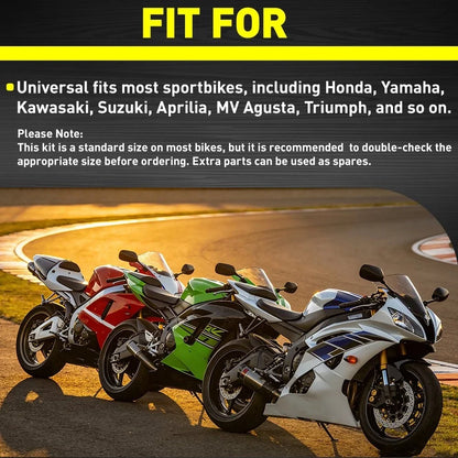 Fairing Bolts Kit for Honda CBR600RR CBR1000RR (2003–2023)