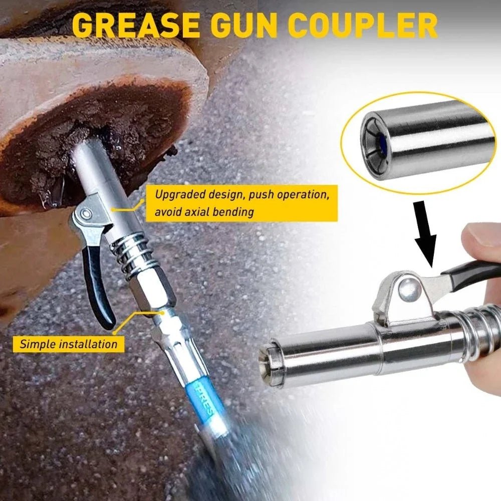 High Pressure Grease Gun Coupler 10000PSI