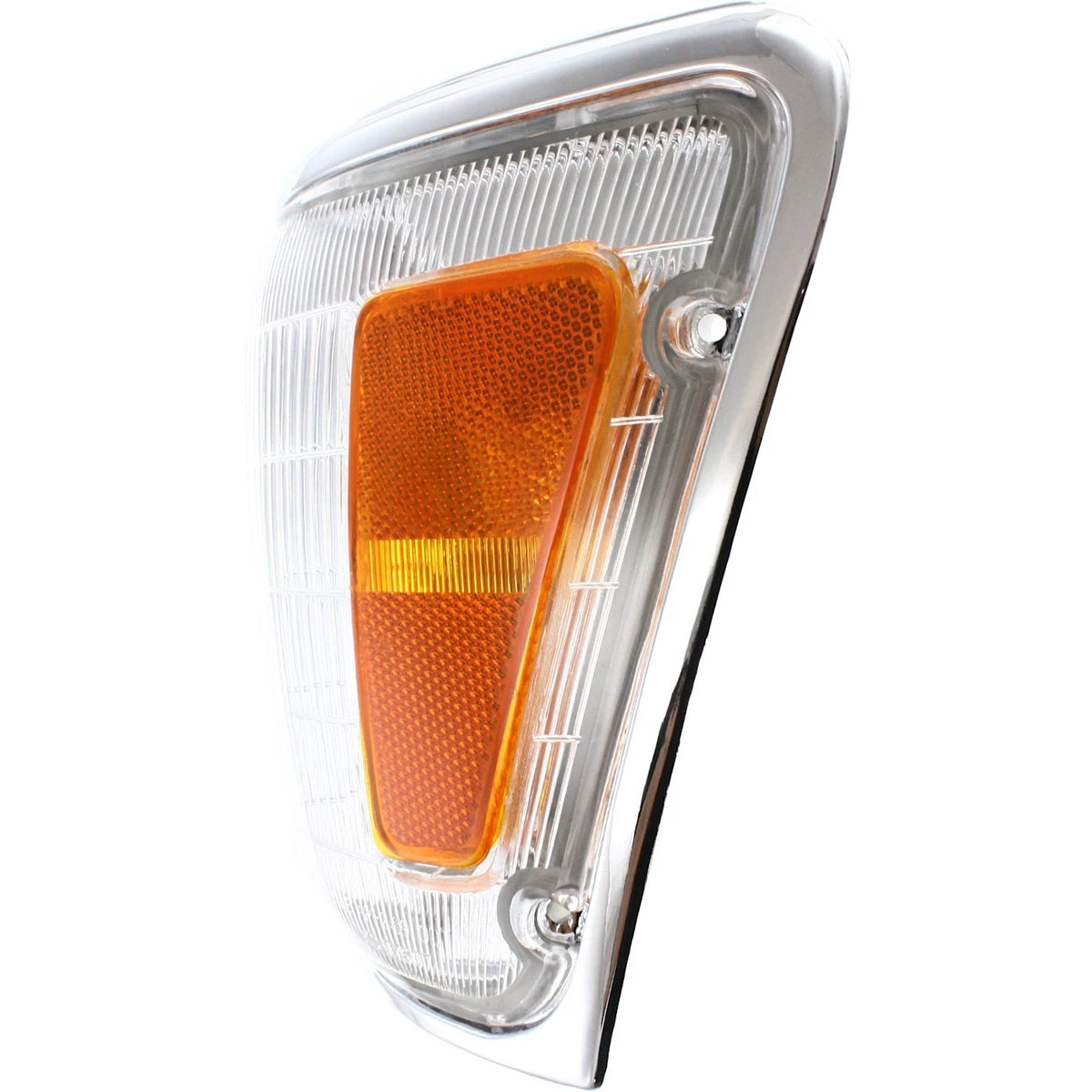 Corner Light for Toyota Pickup (1989–1991) Chrome Trim Driver Incandescent Bulb