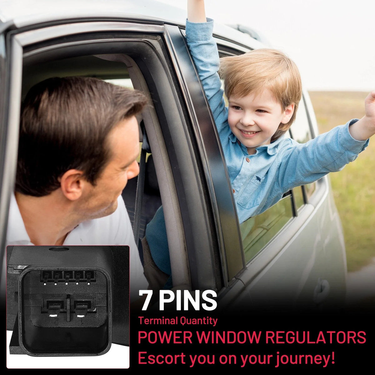 Power Window Motor and Regulator for Silverado 1500 (2014-2018)