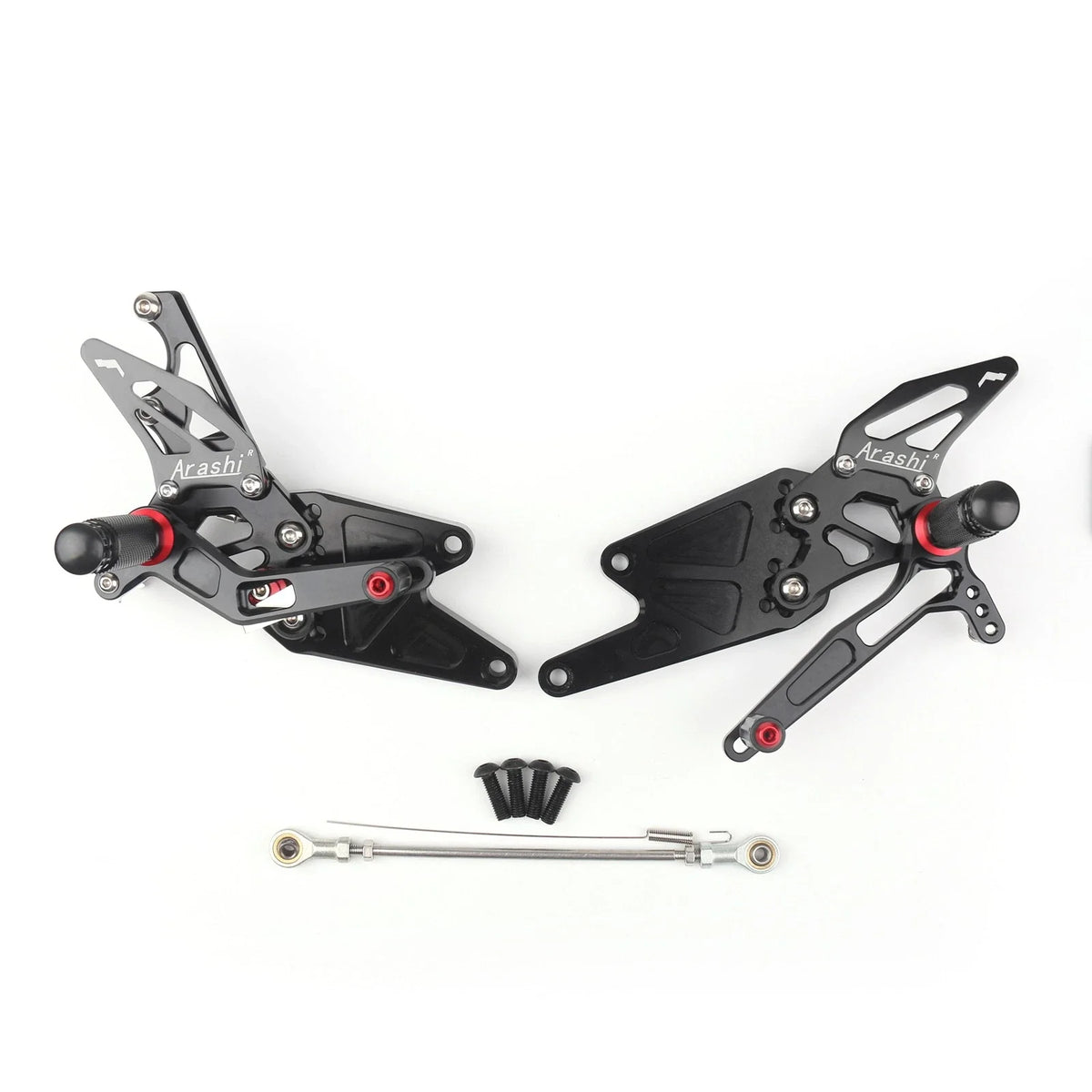 Adjustable Rearset Foot Pegs for Yamaha MT-03/MT-25 (2015–Present) Black