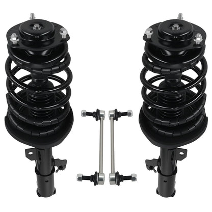 Front Struts w/ Coil Spring Assembly & Sway Bars for Toyota Camry 2007-2011
