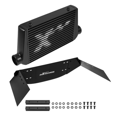 Universal Intercooler Bar & Plate Turbo 3" Black 450x300x76mm